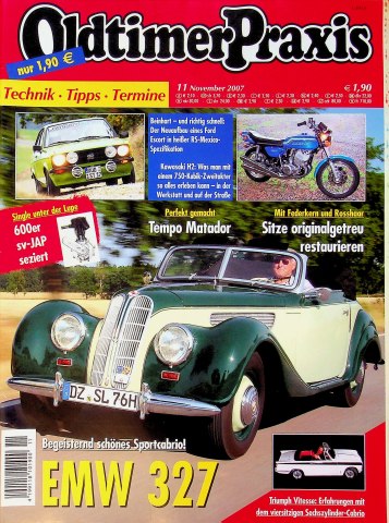 Deckblatt Oldtimer Praxis (11/2007)
